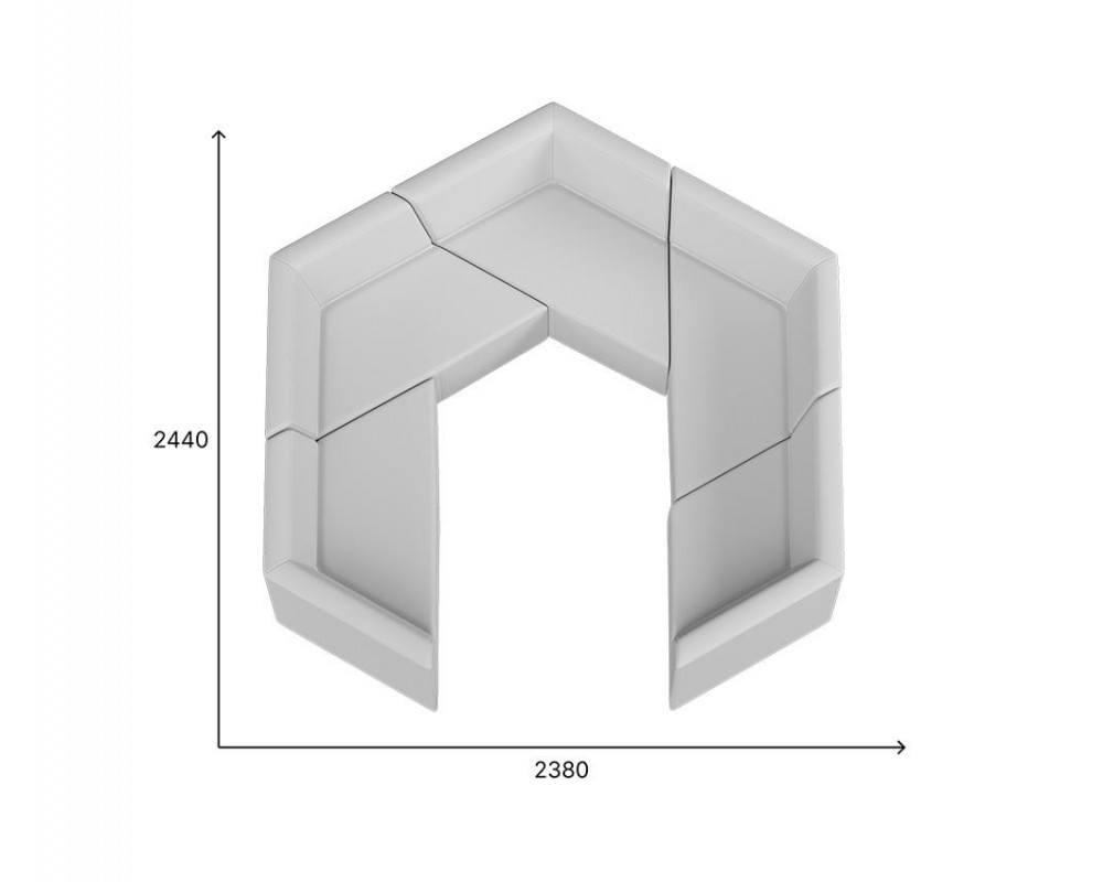Комплект мягкой мебели Оригами MVK