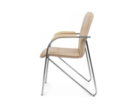 Стул Самба с пластиковыми подлокотниками SMB-03H Хром гальв. images