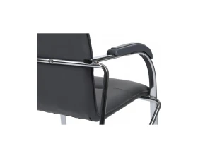 Стул Самба с пластиковыми подлокотниками SMB-03H Хром гальв. images