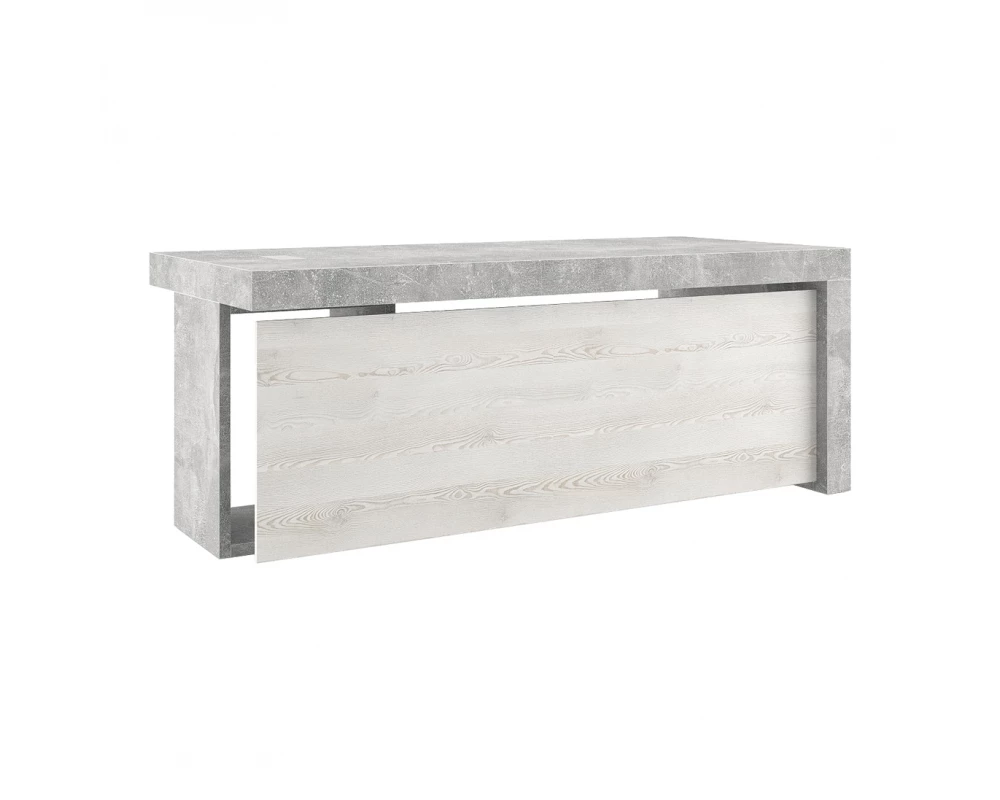 Стол письменный Би-тон / B-tone Сосна/Бетон светлый