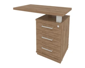 Тумба приставная с топом правая 900x500x765 Фёст / First images