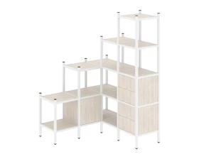 Угловой внутренний стеллаж L-40 1278x1278x1869 Лофт / Loft images