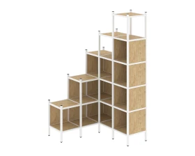 Угловой внутренний стеллаж L-49 1278x1278x2280 Лофт / Loft images