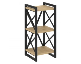 Стеллаж на регулируемых опорах - 3 полки 400х400х910 Лофт / Loft images