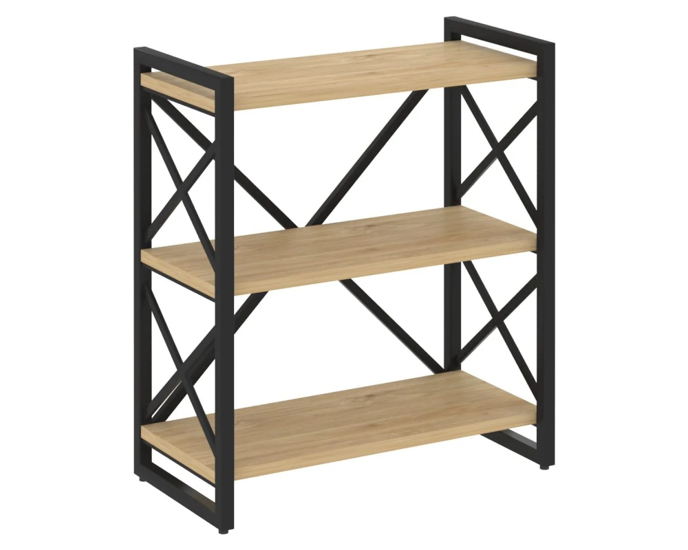 Стеллаж на регулируемых опорах - 3 полки 800х400х910 Лофт / Loft