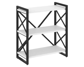 Стеллаж на регулируемых опорах - 3 полки 800х400х910 Лофт / Loft images