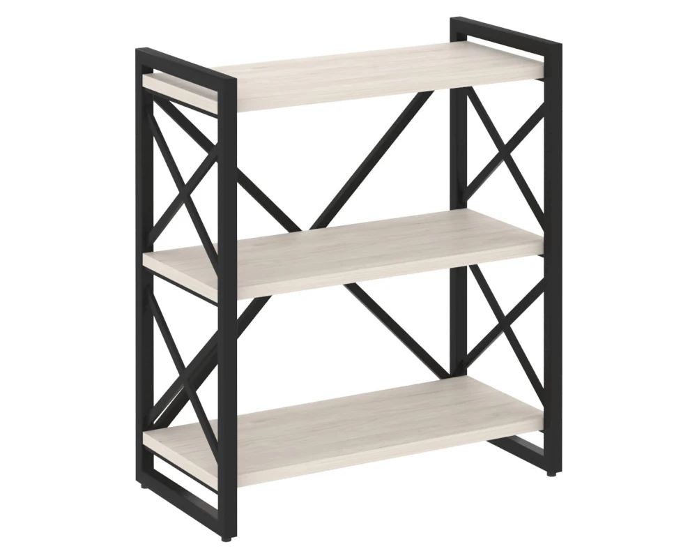 Стеллаж на регулируемых опорах - 3 полки 800х400х910 Лофт / Loft