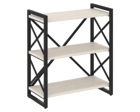Стеллаж на регулируемых опорах - 3 полки 800х400х910 Лофт / Loft images