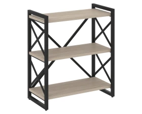 Стеллаж на регулируемых опорах - 3 полки 800х400х910 Лофт / Loft images