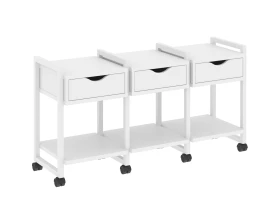 Тумба на колесных опорах наборная. Вариант №4 1440х460х767 Лофт / Loft images