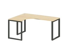 Стол криволинейный левый на О-образном м/к 160x120x75 Метал Систем / Metal System images