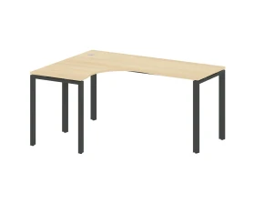 Стол криволинейный левый на П-образном м/к 160x120x75 Метал Систем / Metal System images