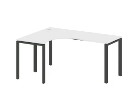 Стол криволинейный левый на П-образном м/к 160x120x75 Метал Систем / Metal System images