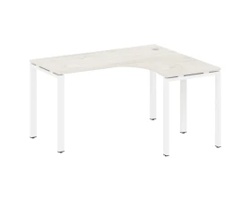 Стол офисный угловой правый на П-образном м/к 140x120x75 Метал Систем / Metal System images