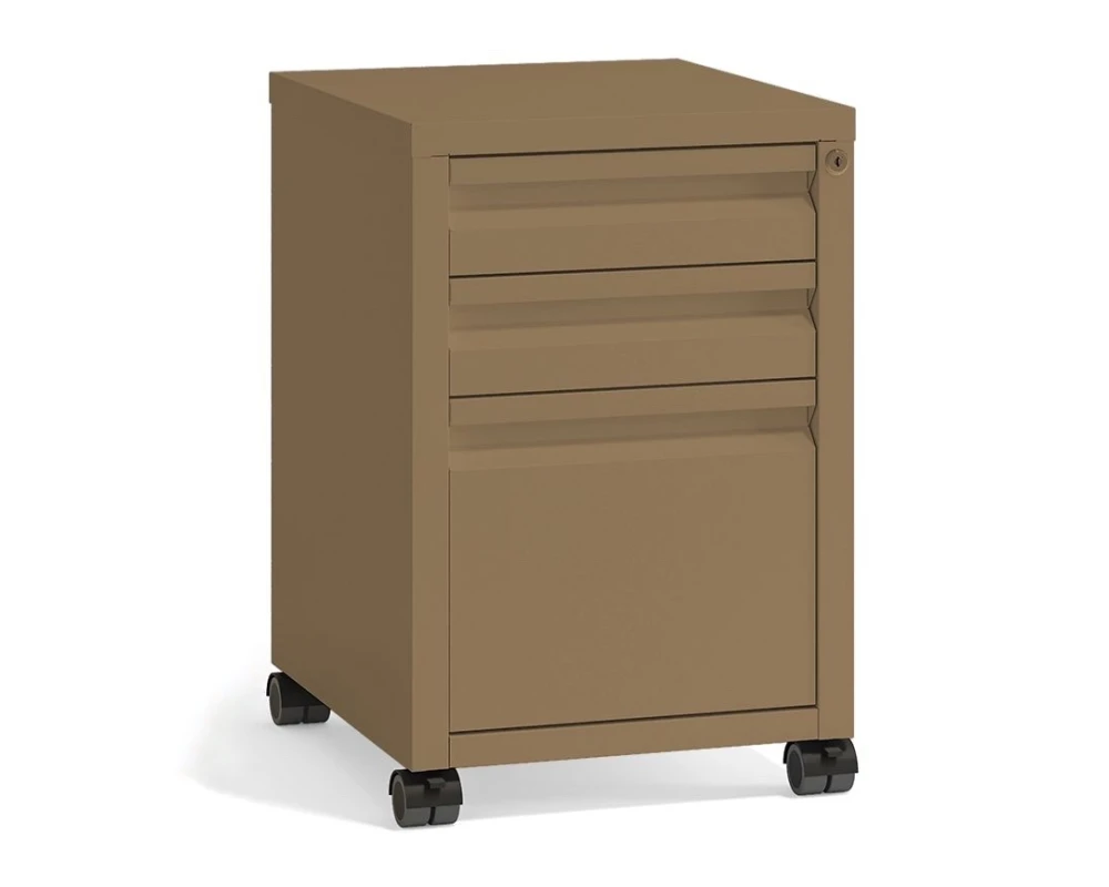 Тумба мобильная металлическая (центральный замок) Рива Металл / Riva Metal