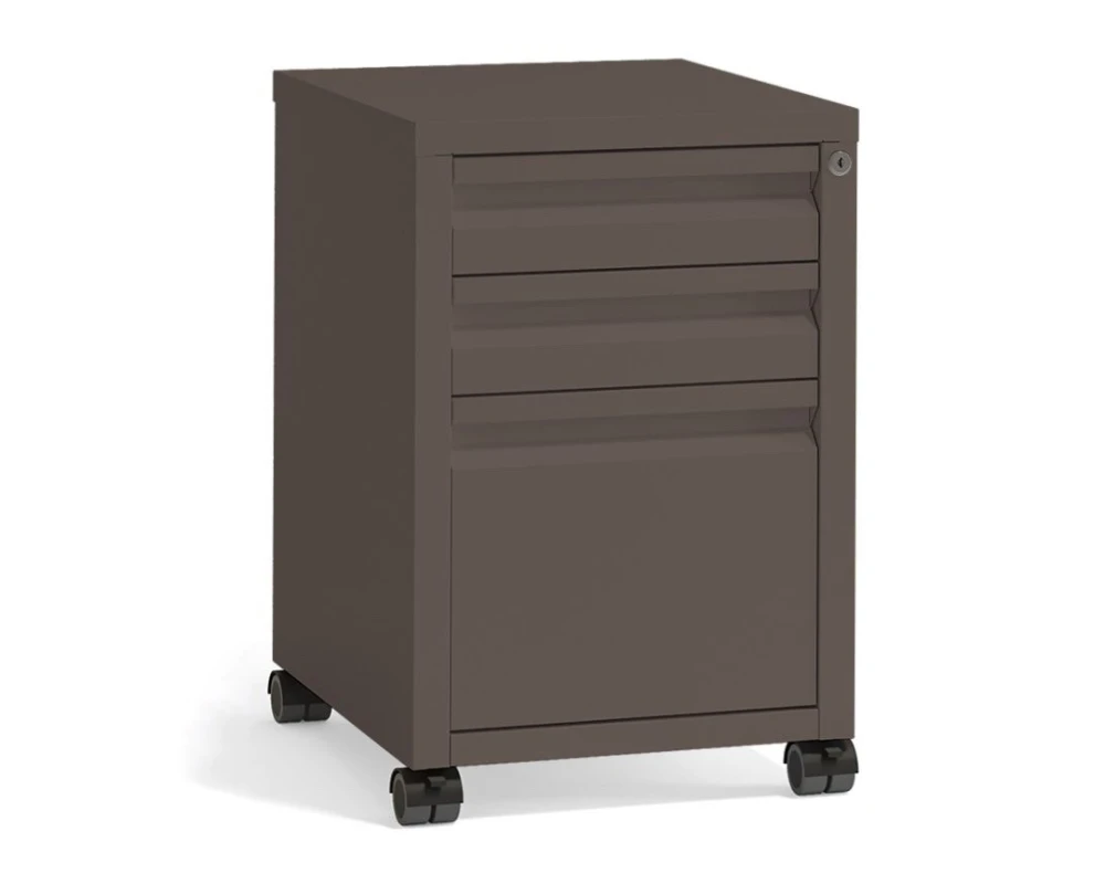 Тумба мобильная металлическая (центральный замок) Рива Металл / Riva Metal