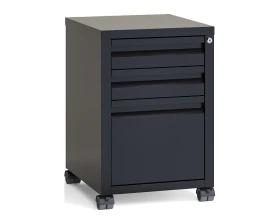 Тумба мобильная металлическая (центральный замок) Рива Металл / Riva Metal images