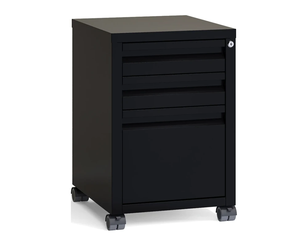 Тумба мобильная металлическая (центральный замок) Рива Металл / Riva Metal