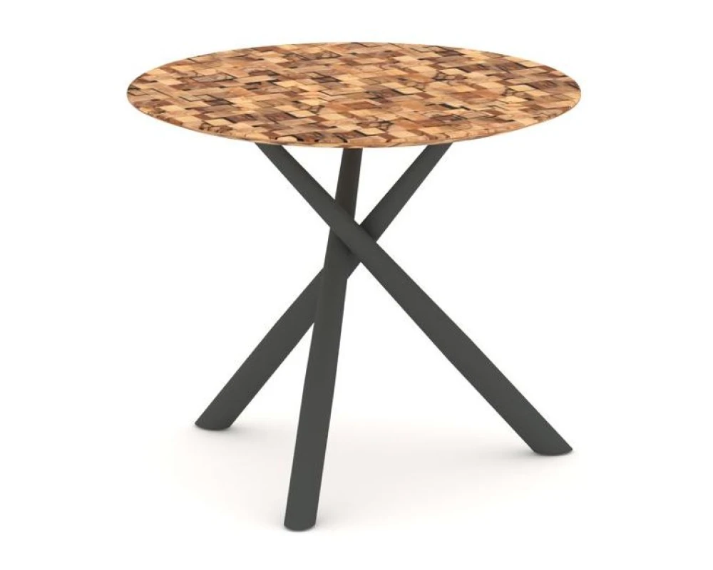 Стол переговорный круглый PR.C.SPRG-002.ME 900х900х750 Оак / Oak