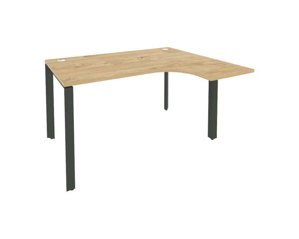 Стол эргономичный правый на П-образном м/к 1380x1180x750 (800/460) Оникс / Onix