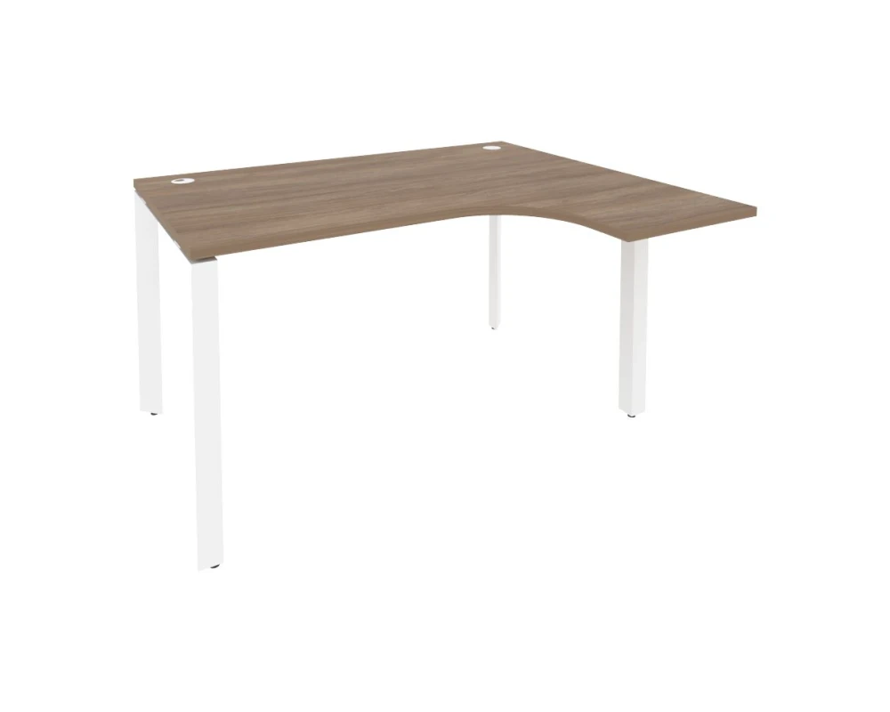 Стол эргономичный правый на П-образном м/к 1380x1180x750 (800/460) Оникс / Onix