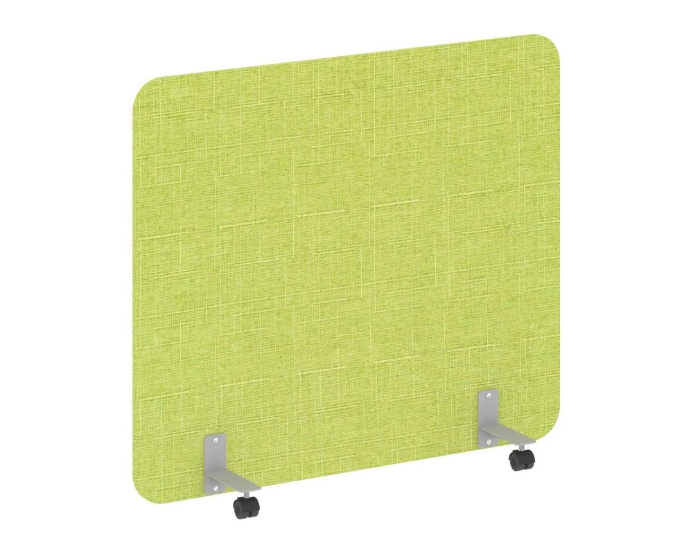 Перегородка на металлических опорах, на роликах 1360x18x1200 R-line soft