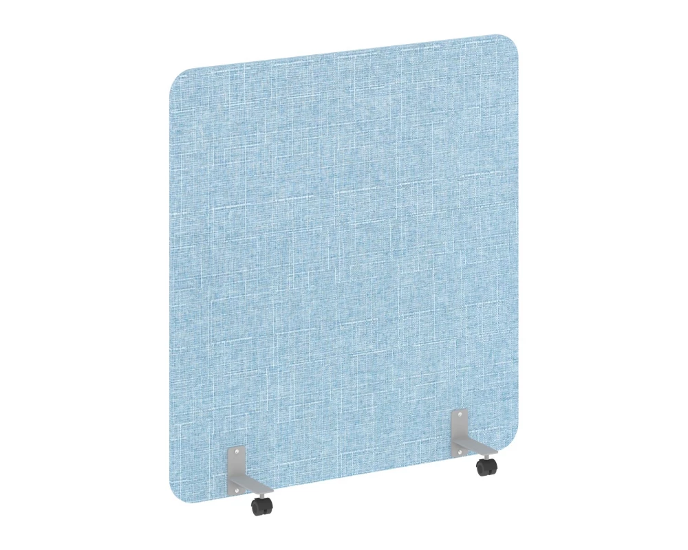 Перегородка на металлических опорах, на роликах 1360x18x1500 R-line soft