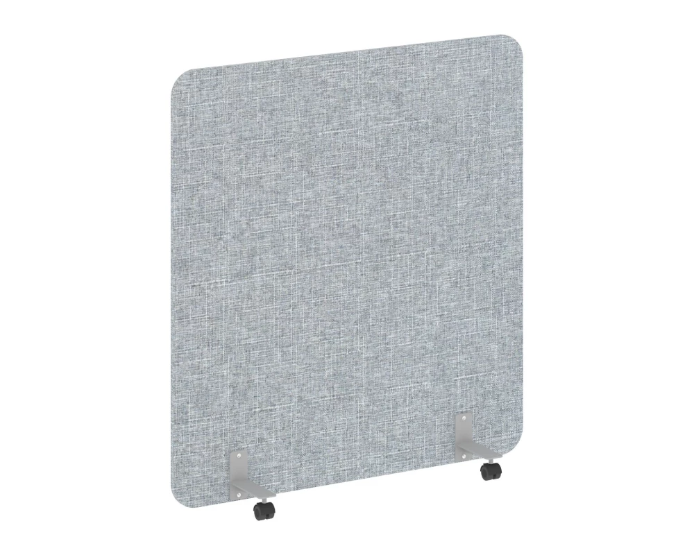 Перегородка на металлических опорах, на роликах 1360x18x1500 R-line soft