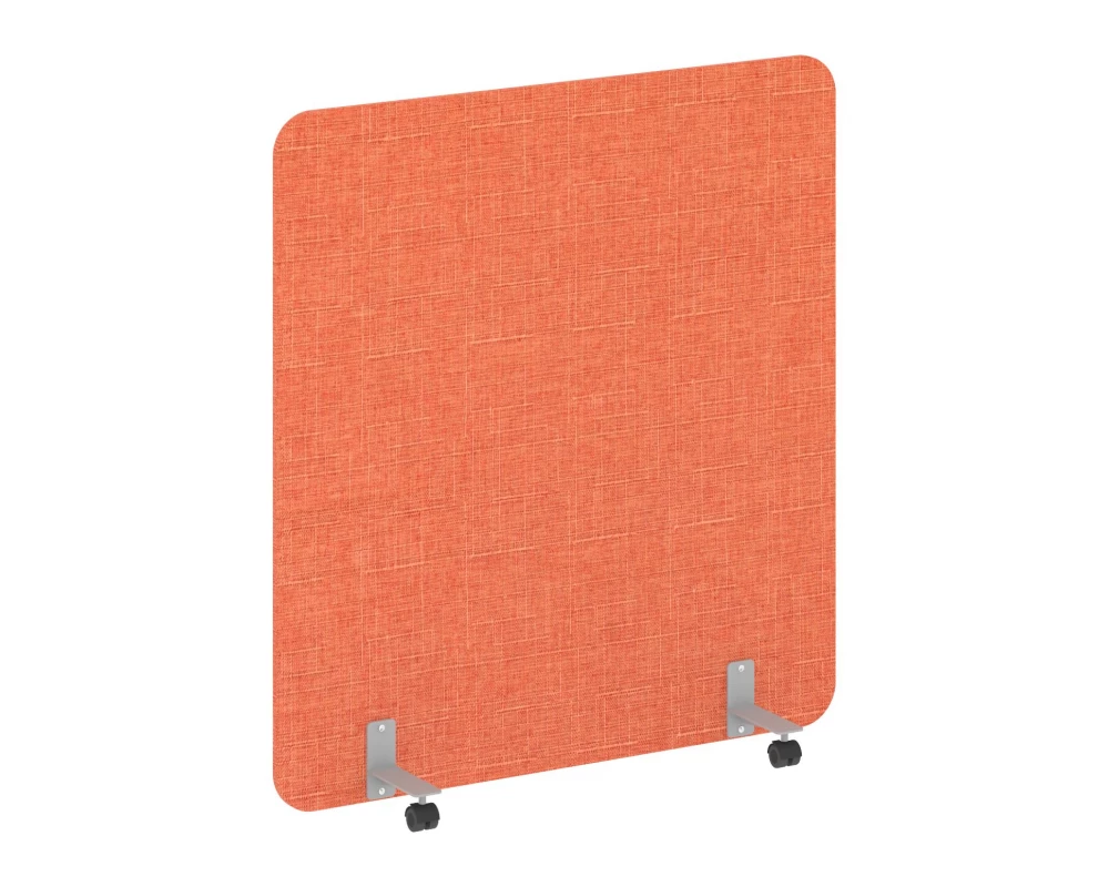 Перегородка на металлических опорах, на роликах 1360x18x1500 R-line soft