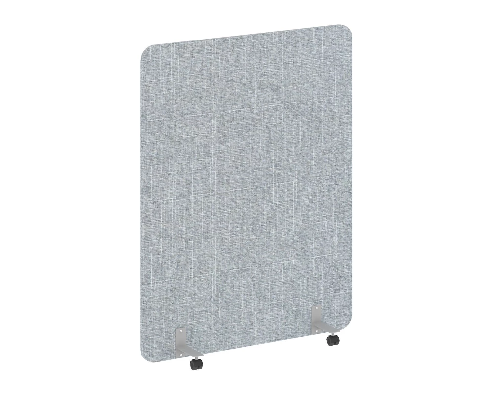 Перегородка на металлических опорах, на роликах 1360x18x1800 R-line soft