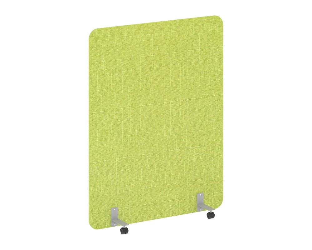 Перегородка на металлических опорах, на роликах 1360x18x1800 R-line soft