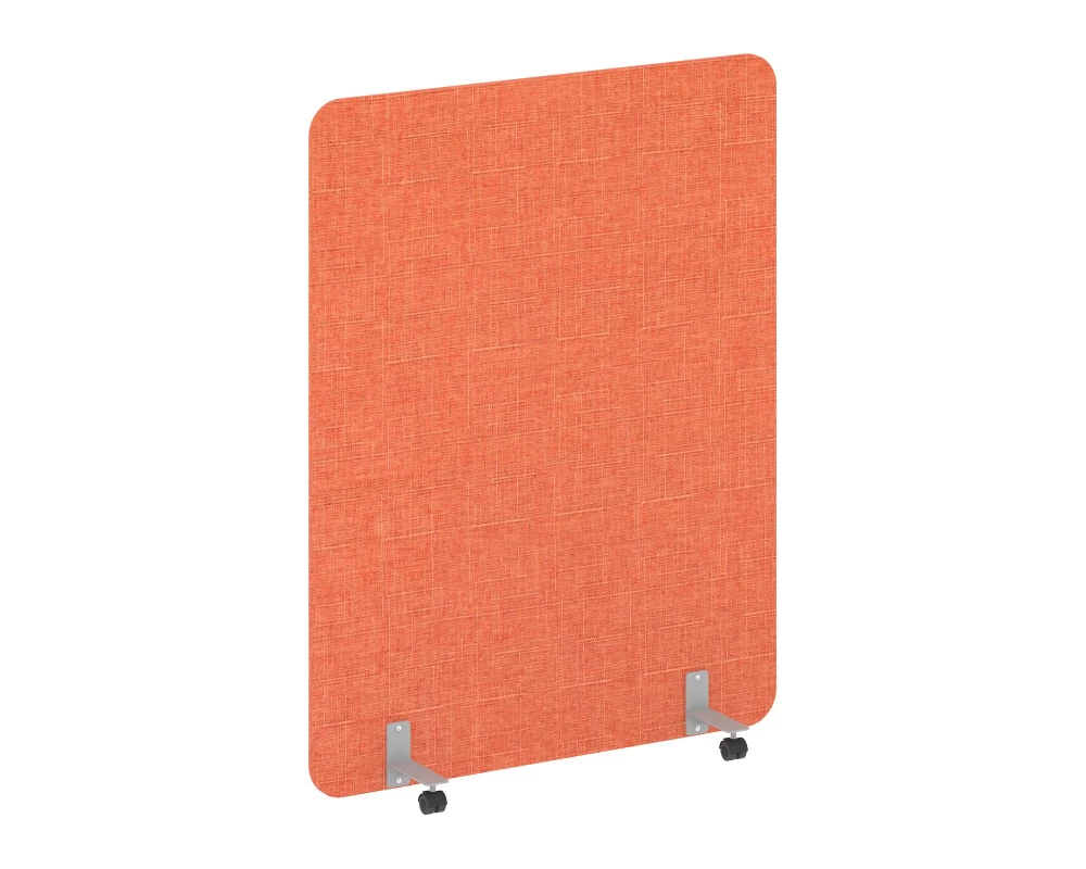 Перегородка на металлических опорах, на роликах 1360x18x1800 R-line soft