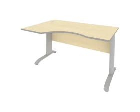 Стол криволинейный левый металлокаркас 1400x900x755 Рива / Riva images