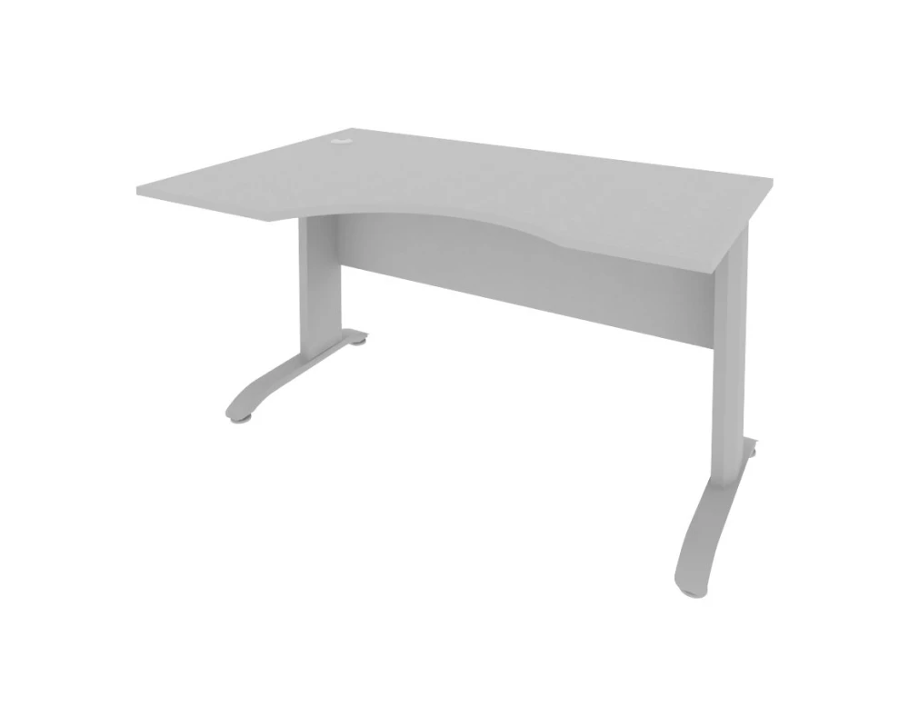 Стол криволинейный левый металлокаркас 1400x900x755 Рива / Riva