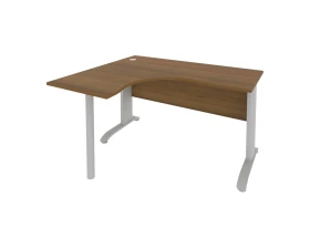 Стол офисный угловой левый металлокаркас 1400x1200x755 Рива / Riva images