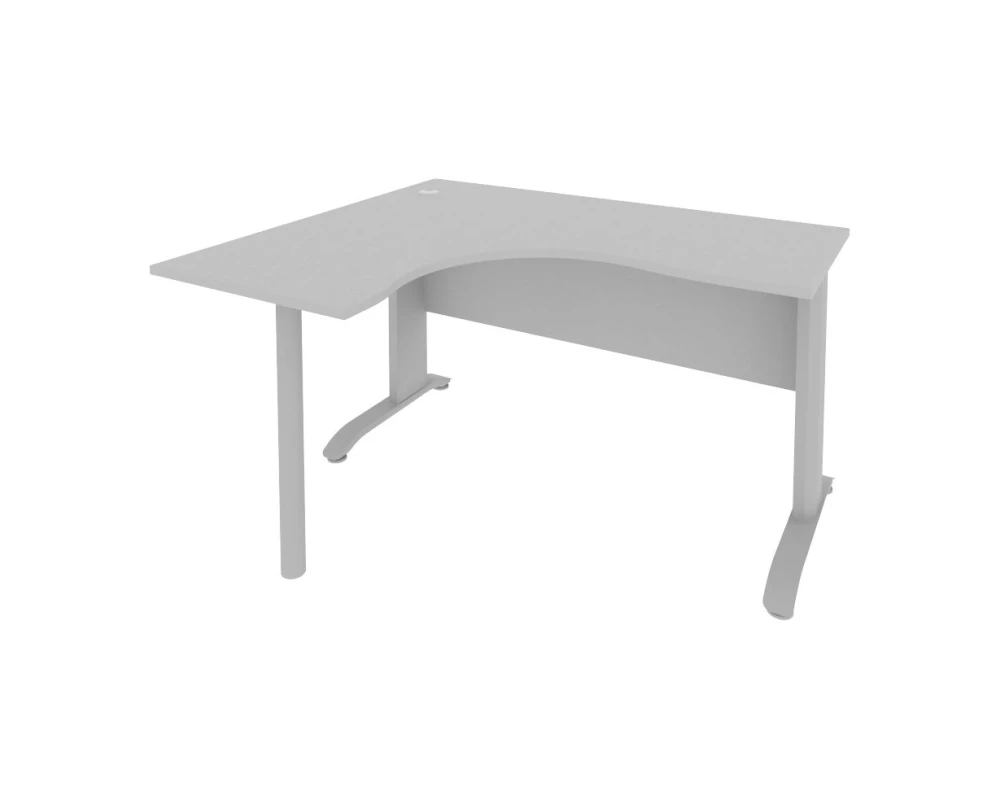 Стол офисный угловой левый металлокаркас 1400x1200x755 Рива / Riva