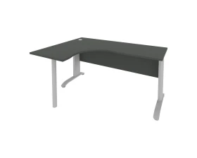 Стол офисный угловой левый металлокаркас 1600x1200x755 Рива / Riva images