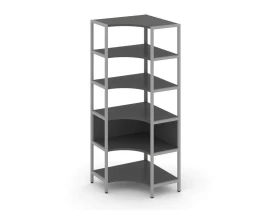Односекционный угловой стеллаж пятиярусный 810х810х1980 Шелф Систем / Shelf System images