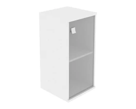 Шкаф низкий узкий 1 низкая дверь стекло Стайл Систем / Style System images