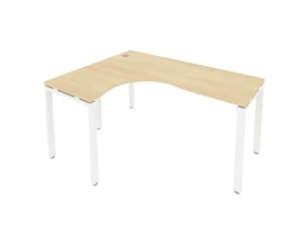 Стол криволинейный левый на П-образном м/к 160x120x75 Метал Систем / Metal System images