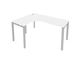 Стол криволинейный левый на П-образном м/к 160x120x75 Метал Систем / Metal System images