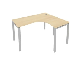 Стол офисный угловой правый на П-образном м/к 140x120x75 Метал Систем / Metal System images
