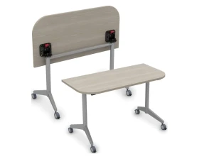 Складной радиусный стол СИМПЛ / SIMPLE с фиксаторами (1450*600*750) 8ФСРР.102-S BEND images