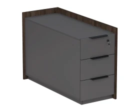 Тумба опорная, угловая с ящиками (УНИВЕРСАЛЬНАЯ: ПРАВАЯ/ЛЕВАЯ) (984x404x670) МАГНЕТИК / MAGNETIC images