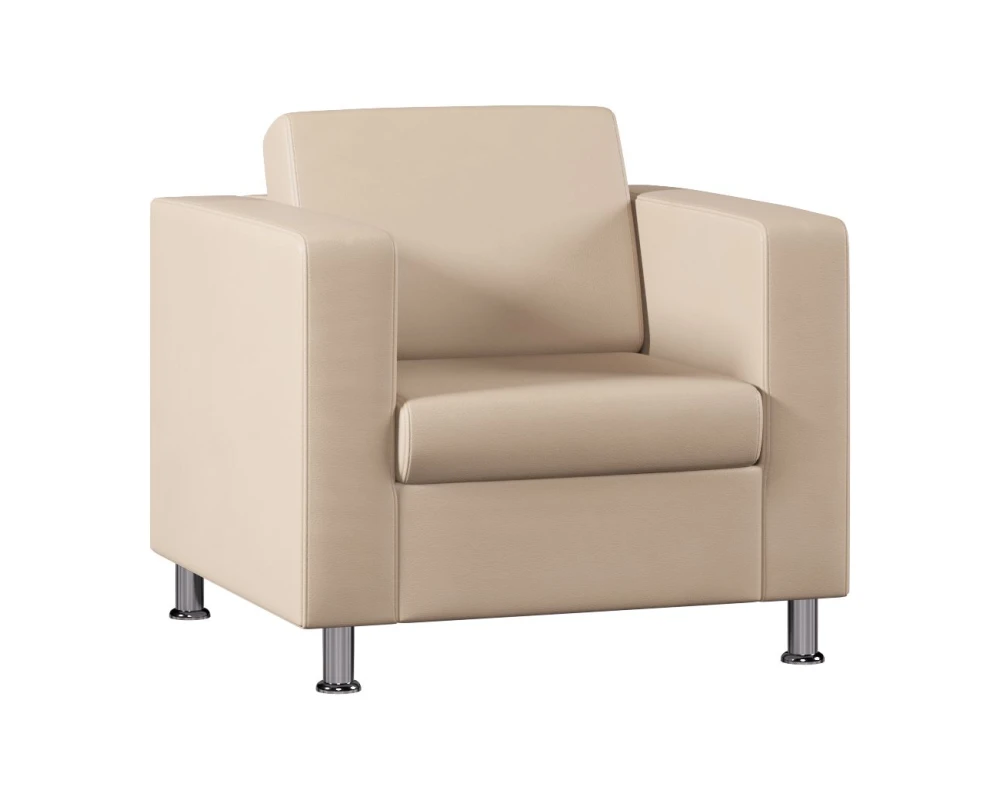 Кресло Everprof Феликс / Felix Экокожа, Бежевый