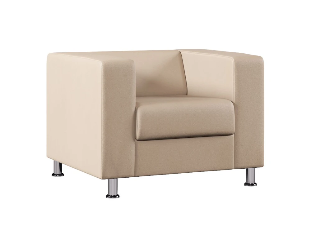 Кресло Everprof Вилсон / Wilson Экокожа, Бежевый