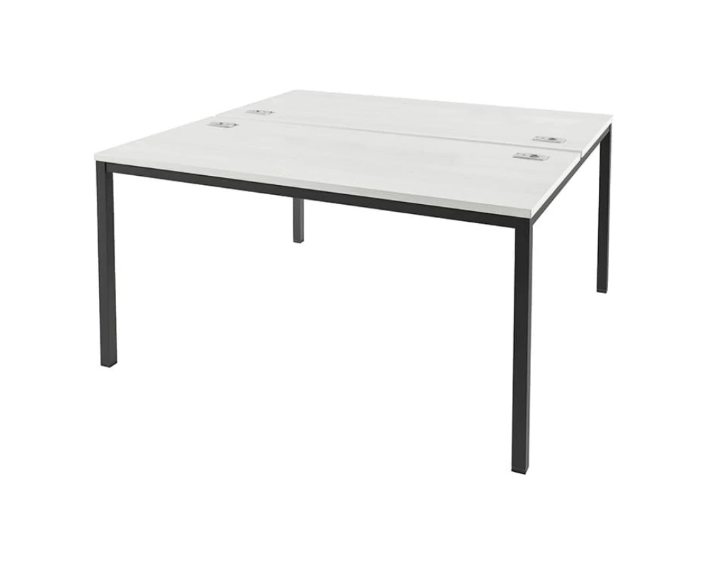 Стол-тандем на металлокаркасе с заглушками кабель-канала IL-42 Инновация