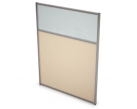 Перегородка напольная комби ЛДСП+Стекло 700x1300x29 Арго images