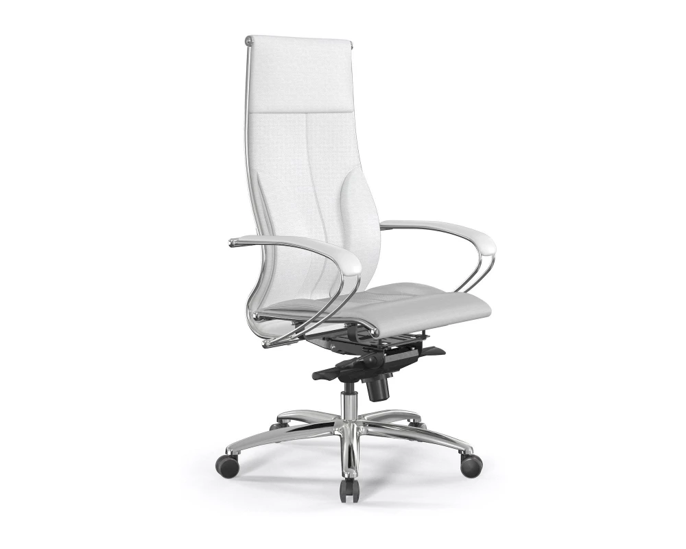 Кресло Samurai Люкс Новая Серия Экокожа, Белый