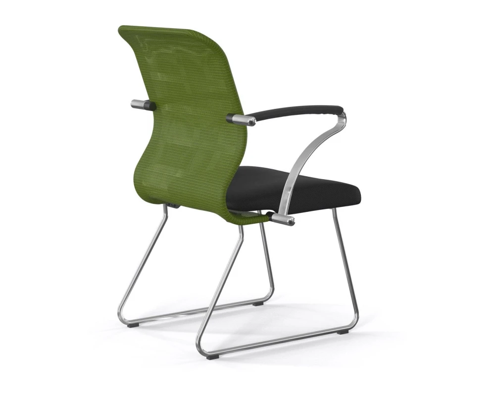 Кресло ErgoLife S 8 M4-8K F54 Сетка/Ткань, Зеленый/Черный